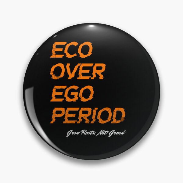 Item preview,  Eco Over Ego (Orange Glitch Design) designed and sold by HoshisWorld2018.
