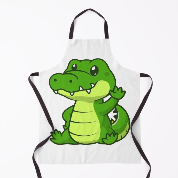 Item preview, Cute Crocodile Waving Cartoon Dinosaur designed and sold by Heatltyyu.