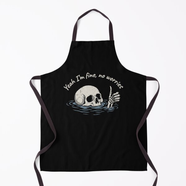 Item preview, Yeah I'm Fine No Worries Skeleton Meme Shirt designed and sold by ArcaneArtistry.