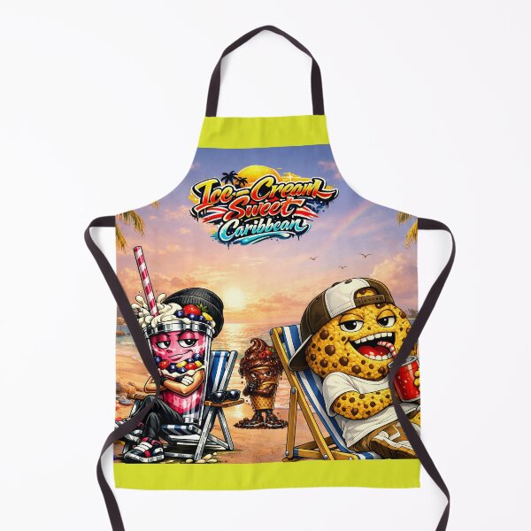 Item preview, Ice Cream Sweet Caribbean / Sunset Chill Crew designed and sold by KRISS DEL - STUDIO.