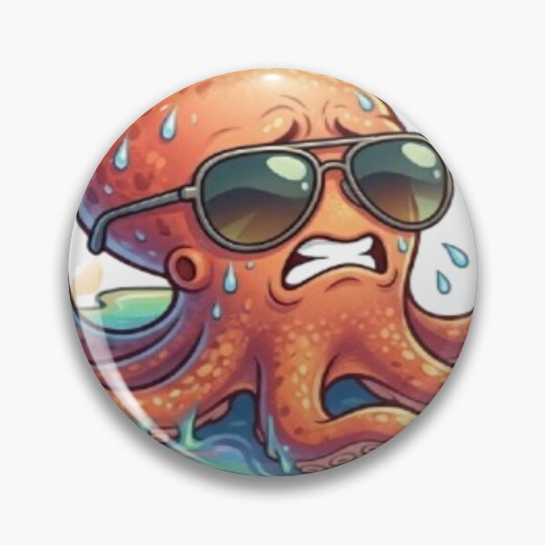 Item preview, Octopus Heatwave Funny Kawaii designed and sold by DailySparks.