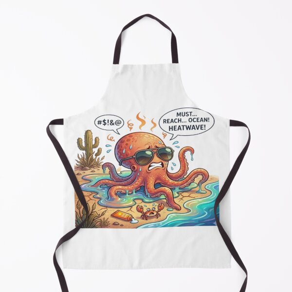 Item preview, Octopus Heatwave Funny Kawaii designed and sold by DailySparks.