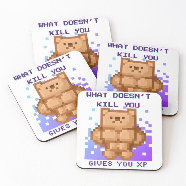 Item preview, What doesn't kill you gives you XP designed and sold by MagicMangoes.