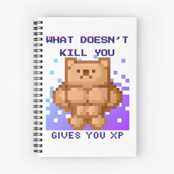 Item preview, What doesn't kill you gives you XP designed and sold by MagicMangoes.