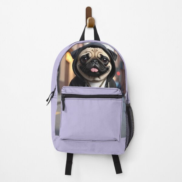 Item preview, Street Pug Boss – Dark Urban Dog Aesthetic designed and sold by vinothmech53.