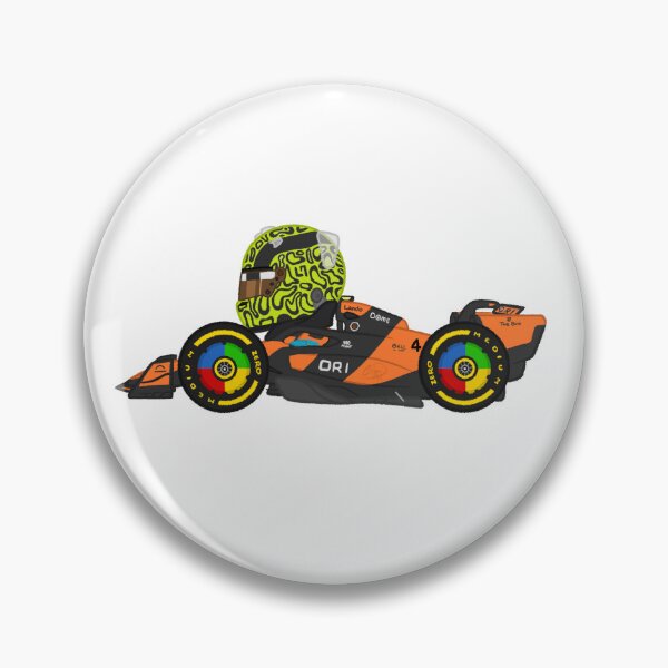 Item preview, Lando Norris 2025 F1 Car With Helmet  designed and sold by OriDraws.