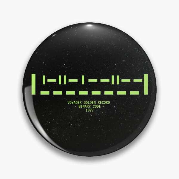 Item preview, Voyager Golden Record Binary Code | Ancient Signals | Minimalist Space History Gift designed and sold by Message from Earth.