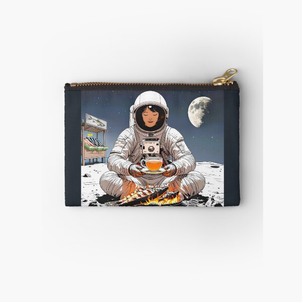 Item preview, Astronaut grilling fish designed and sold by Creative Visualize.