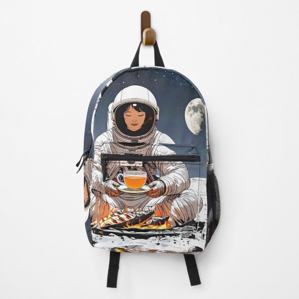 Item preview, Astronaut grilling fish designed and sold by Creative Visualize.