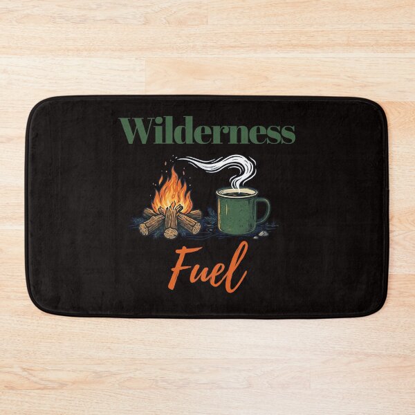 Item preview, Wilderness Fuel Coffee and Campfire Illustration designed and sold by Bajszon.