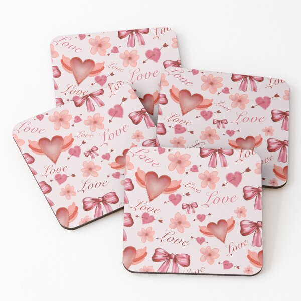 Item preview, Love and Everafter in Pink designed and sold by FeeArtDesign.