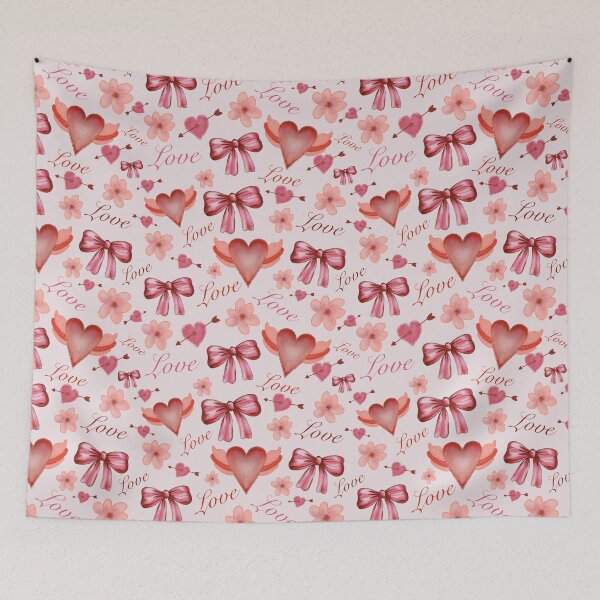 Item preview, Love and Everafter in Pink designed and sold by FeeArtDesign.