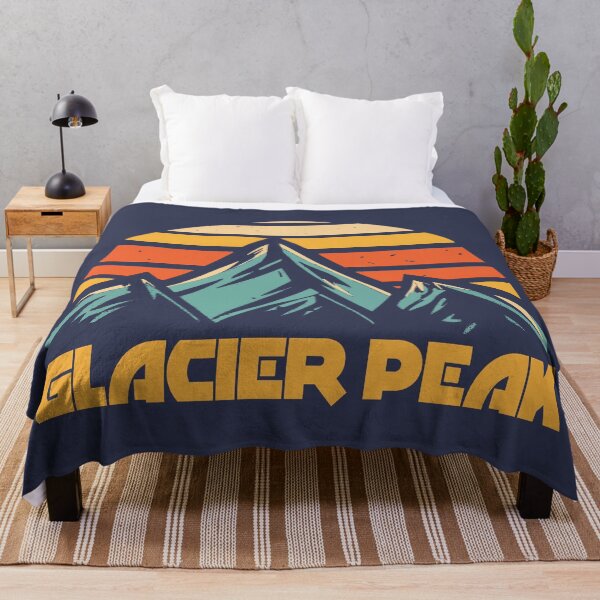 Item preview, Glacier Peak Retro Turquoise designed and sold by Esskay Designs.