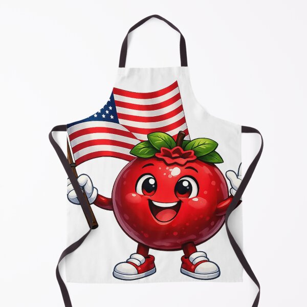 Item preview, Cranberry with USA flag designed and sold by -ADRIAV-.