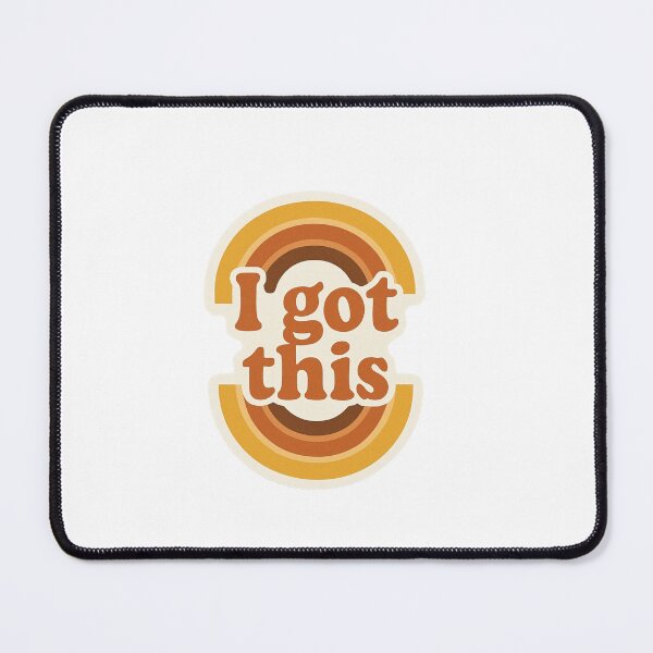 Item preview, I Got This – Retro Positive Quote Design designed and sold by Neonpawse.