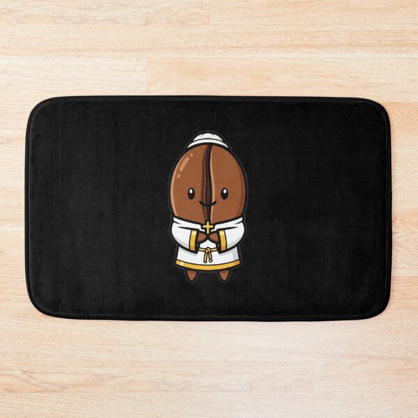 Item preview, Cute Coffee Bean Pope Cartoon Character designed and sold by AbanoubStore.