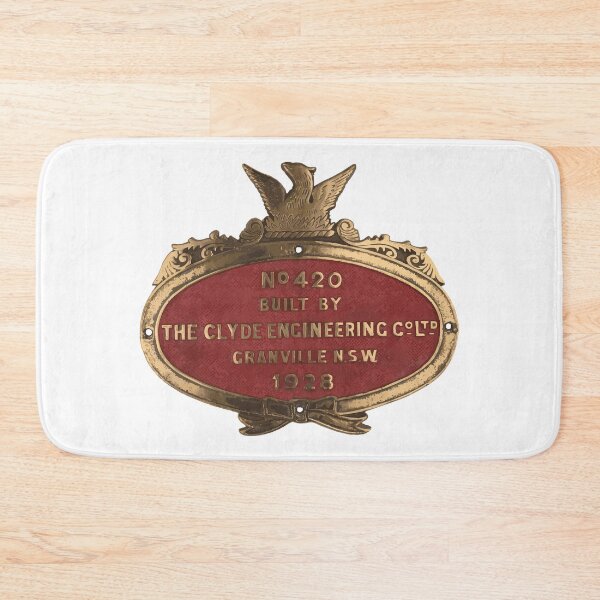 Item preview, Clyde Engineering Granville locomotive builders plate 1928 designed and sold by Ex-Supermodel.