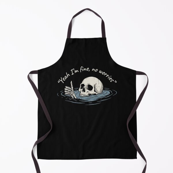 Item preview, Yeah I'm Fine No Worries Skeleton Meme Shirt designed and sold by ArcaneArtistry.