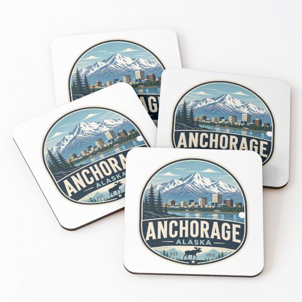 Item preview, Anchorage City in Alaska designed and sold by PamLeeDesign.