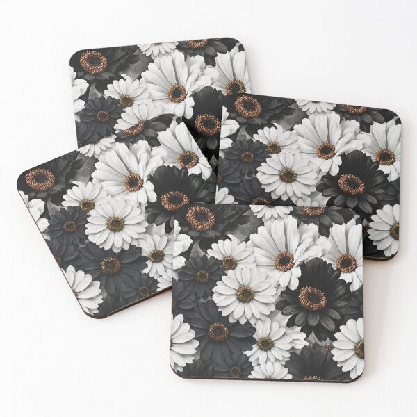 Artikelvorschau, Monochromes Bloom-Muster entworfen und verkauft von JacquiTaylorArt.