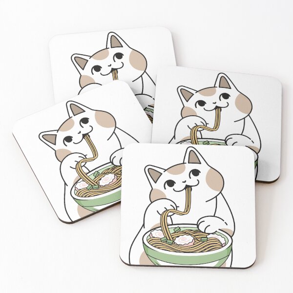 Item preview, Cute Ramen Cat designed and sold by Puli1.