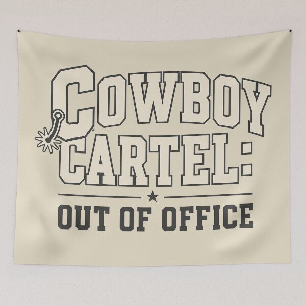 Item preview, Cowboy Cartel Out of Office - Retro Western Lifestyle Graphic designed and sold by rygenr8.