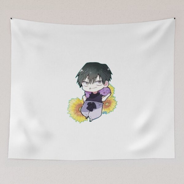 Item preview, Chibi Toji Fushiguro with Sunflowers designed and sold by LesageSecond.