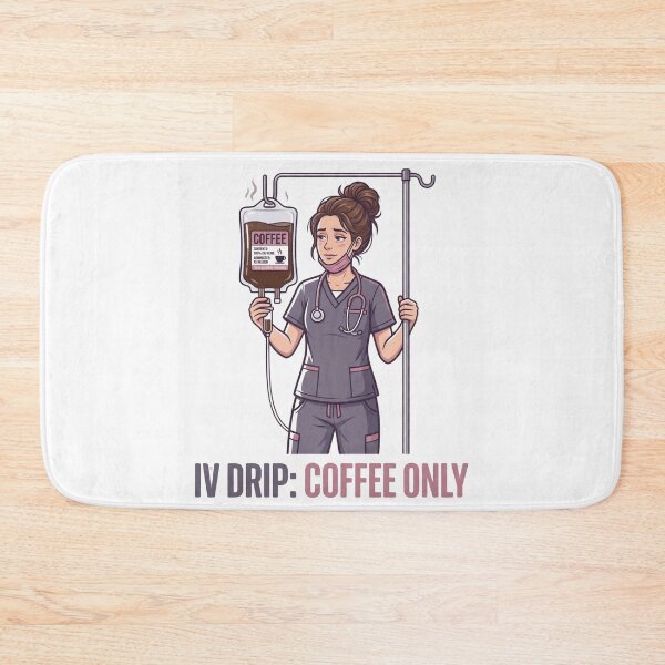 Item preview, IV Drip Coffee Only Funny Nurse designed and sold by NurseMood.