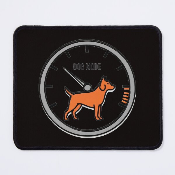 Item preview, Dog Mode Speedometer Cartoon Illustration designed and sold by AbanoubStore.