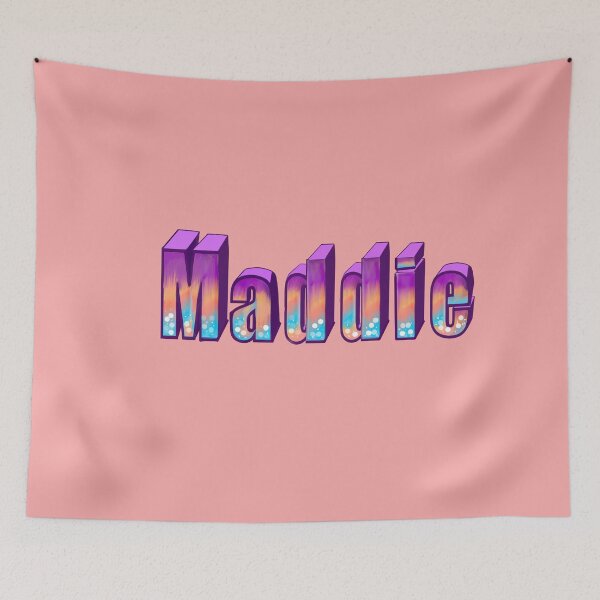 Item preview, Maddie popular girls first name in purple tie dye. Personalized personalised customised name for Madeline designed and sold by Artonmytee.