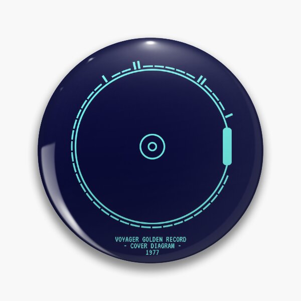 Item preview, Voyager Golden Record Playback Diagram | Ancient Signals | Vintage Space Art Gift designed and sold by Message from Earth.