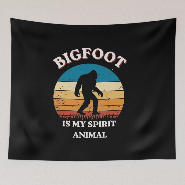 Item preview, Bigfoot Is My Spirit Animal Retro Vintage Sunset  designed and sold by trendnest_shop.