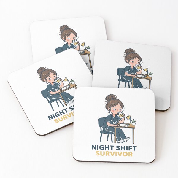 Item preview, Night Shift Survivor Funny Nurse designed and sold by NurseMood.