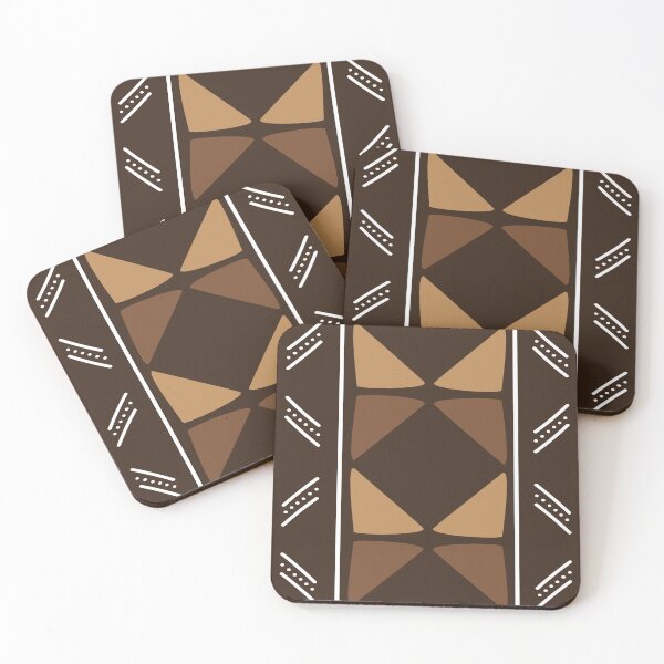 Item preview, Traditional Bogolan Pattern from Mali designed and sold by Wolagno.