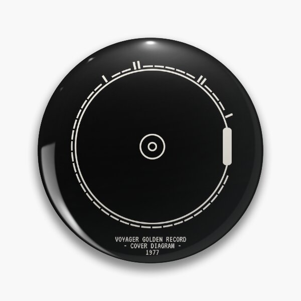 Item preview, Voyager Golden Record Playback Diagram | Ancient Signals | Vintage Space Art Gift | Limited Edition designed and sold by Message from Earth.