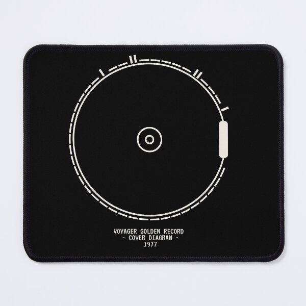 Item preview, Voyager Golden Record Playback Diagram | Ancient Signals | Vintage Space Art Gift | Limited Edition designed and sold by Message from Earth.