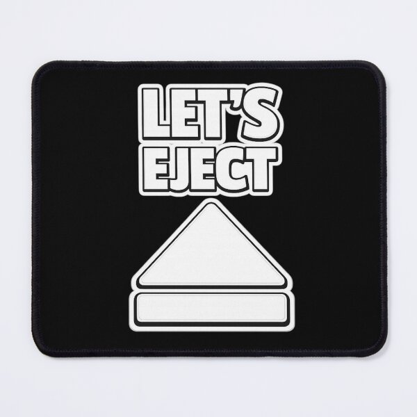 Item preview, Let’s Eject Funny Minimalist Shirt Exit Button Humor Design designed and sold by Timeless Junction.