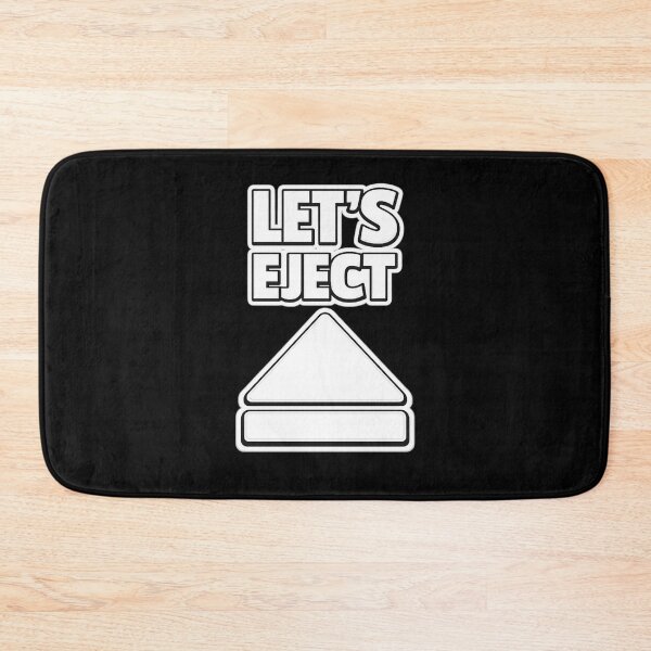 Item preview, Let’s Eject Funny Minimalist Shirt Exit Button Humor Design designed and sold by Timeless Junction.