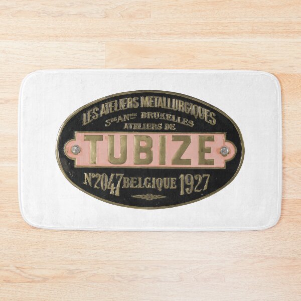 Item preview, Les Ateliers Metallurgiques, Ateliers de Tubize, Belgium locomotive builders plate 1928 designed and sold by Ex-Supermodel.