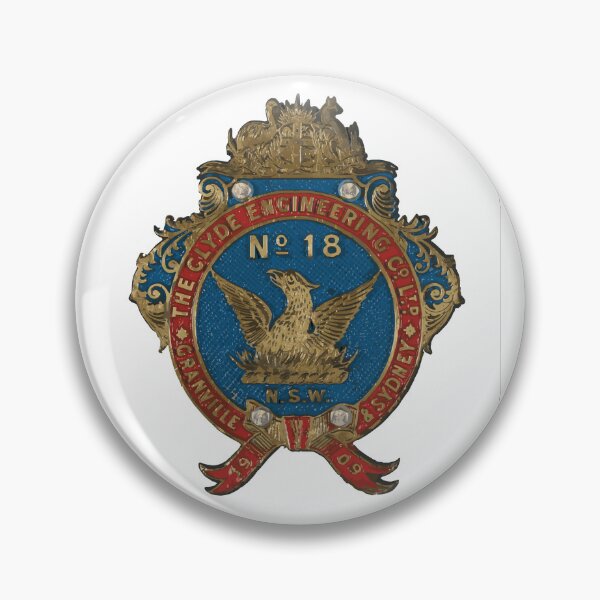 Item preview, Clyde Engineering Granville locomotive builders plate 1909 designed and sold by Ex-Supermodel.