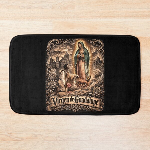 Item preview, Virgen de Guadalupe Divine Light Tee – Catholic Chicano Art Shirt, Spiritual Streetwear Graphic designed and sold by DyfunctionalTee.