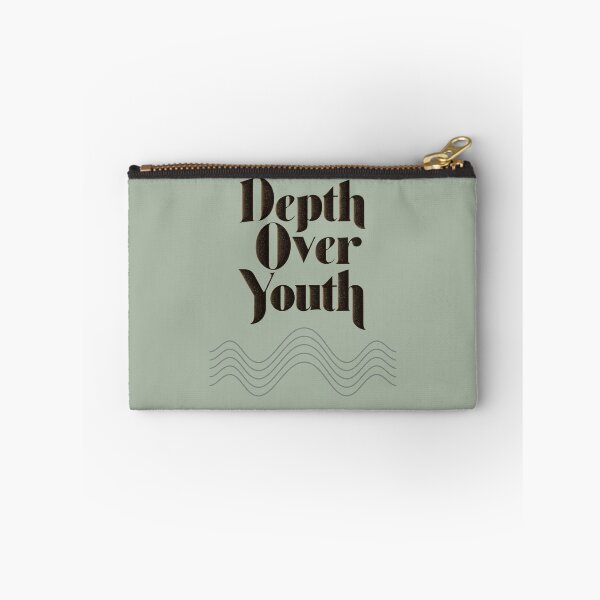 Item preview, Depth Over Youth – Thoughtful Aging Quote Minimalist Design designed and sold by AmoebaPress.