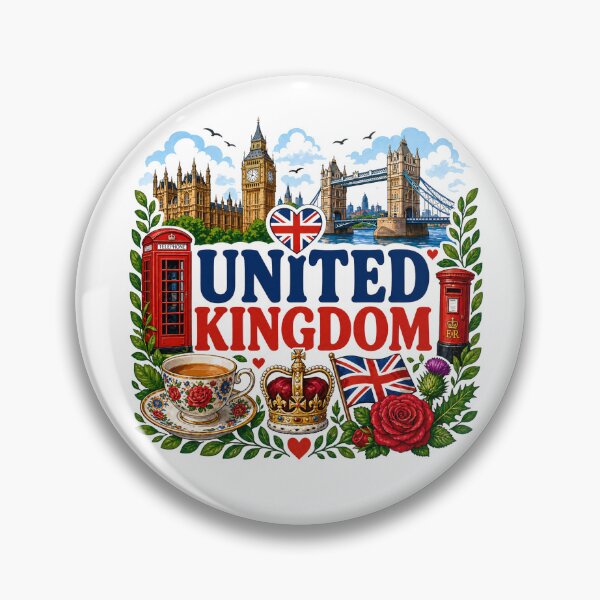 Item preview, United Kingdom - Big Ben, London & Tea Culture Design designed and sold by Myra365Art.