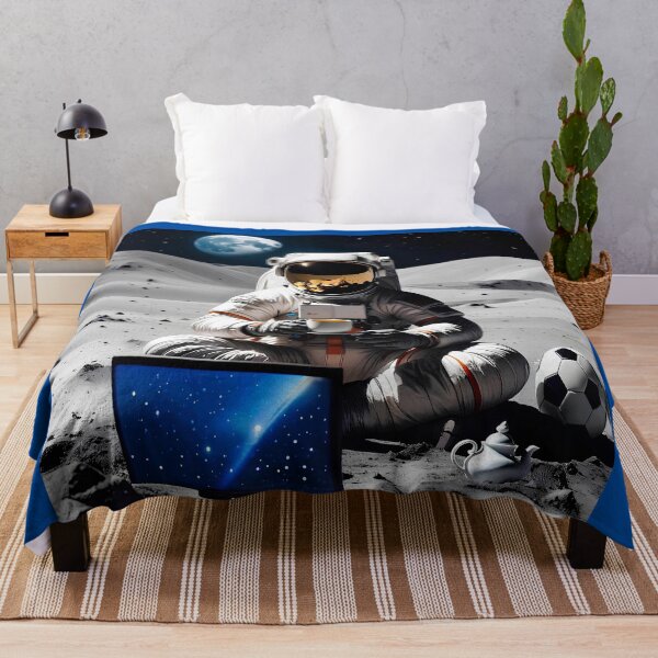 Item preview, Astronaut watching TV and drink tea designed and sold by Creative Visualize.
