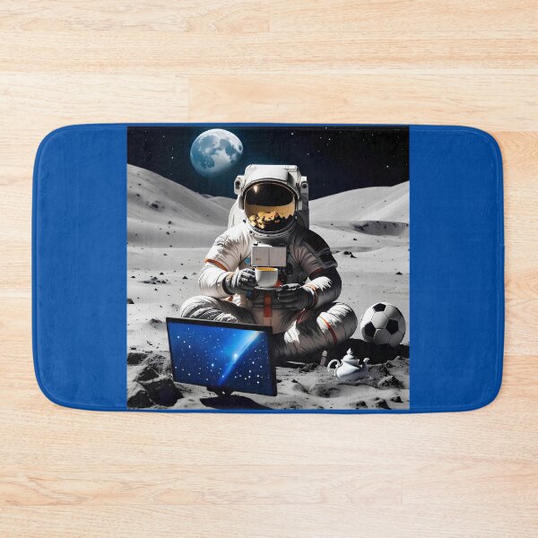 Item preview, Astronaut watching TV and drink tea designed and sold by Creative Visualize.