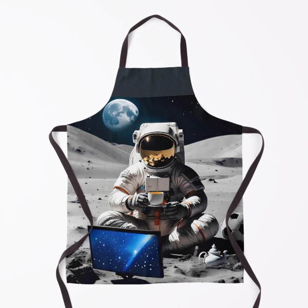 Item preview, Astronaut watching TV and drink tea designed and sold by Creative Visualize.