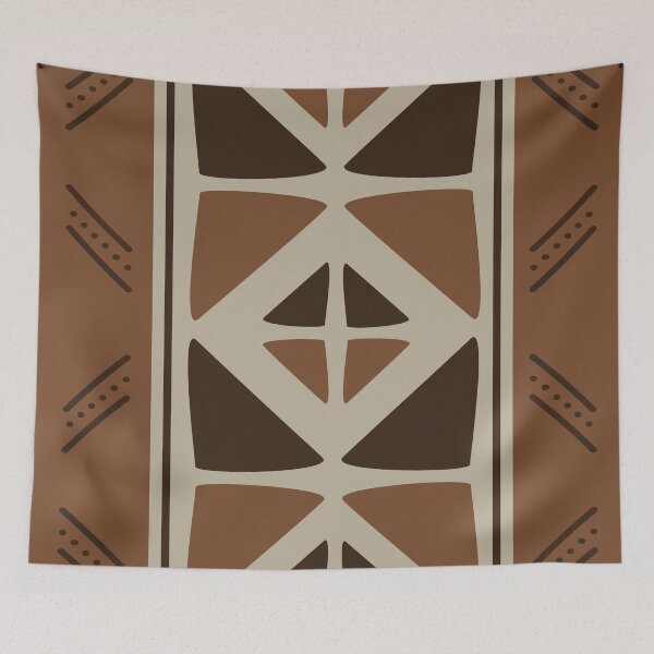 Item preview, Traditional Bogolan Pattern from Mali designed and sold by Wolagno.