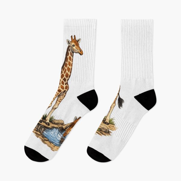 Item preview, Giraffe Wildlife Safari Drinking Water African Nature Design designed and sold by GarnerSupplyCo.