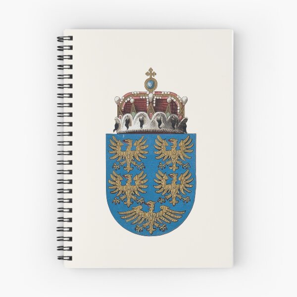 Item preview, Coat of Arms Lower Austria — Five Golden Eagles Habsburg Kronland designed and sold by BestVarieties.