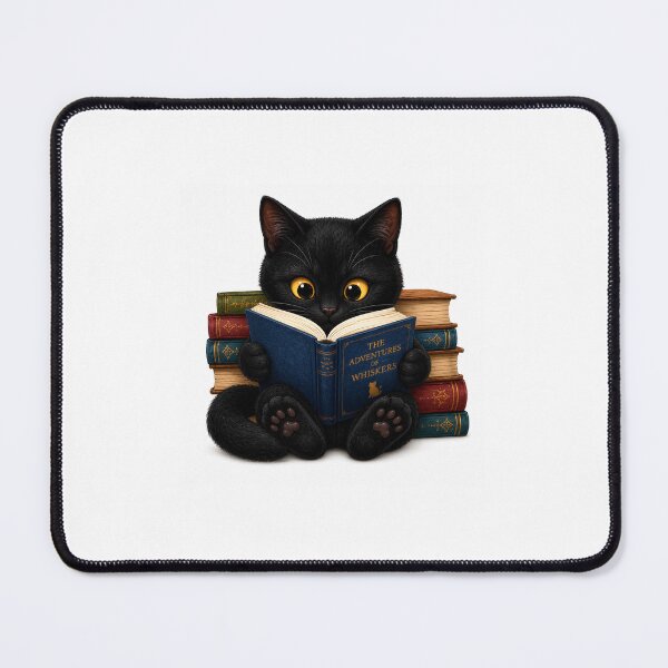 Item preview, Black Cat Reading Book  designed and sold by InkSpark212.